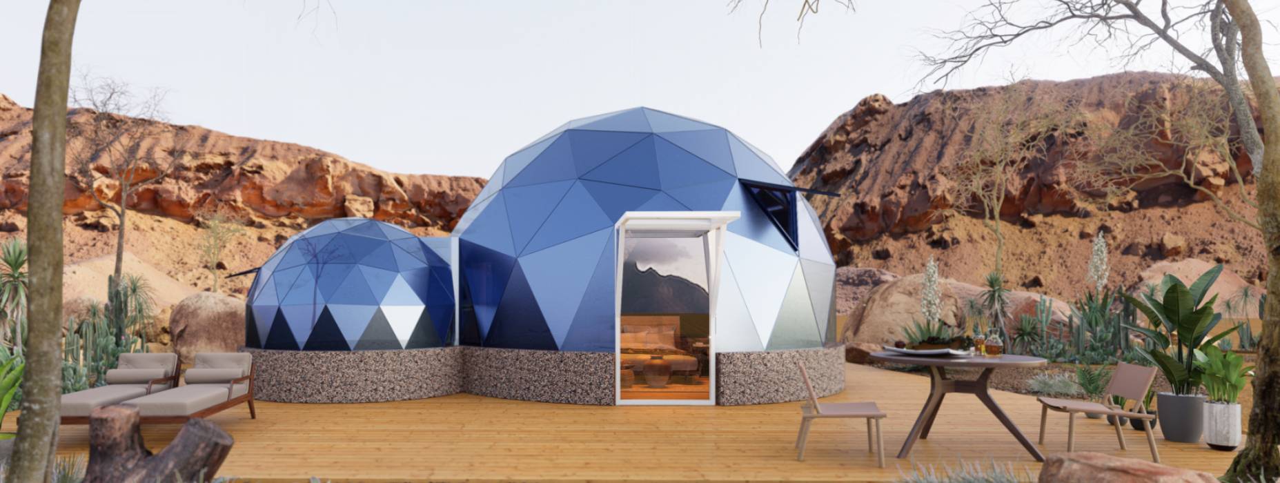 铅山县球形智能光伏玻璃星空房